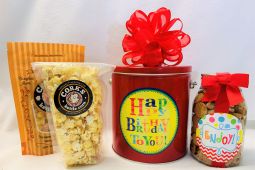 Sensational Birthday Popcorn Tin ($18.50 & Up)